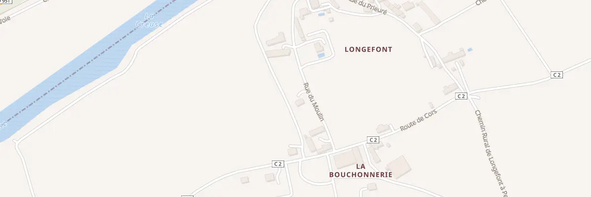 Plan du 3 Rue du Moulin à Oulches