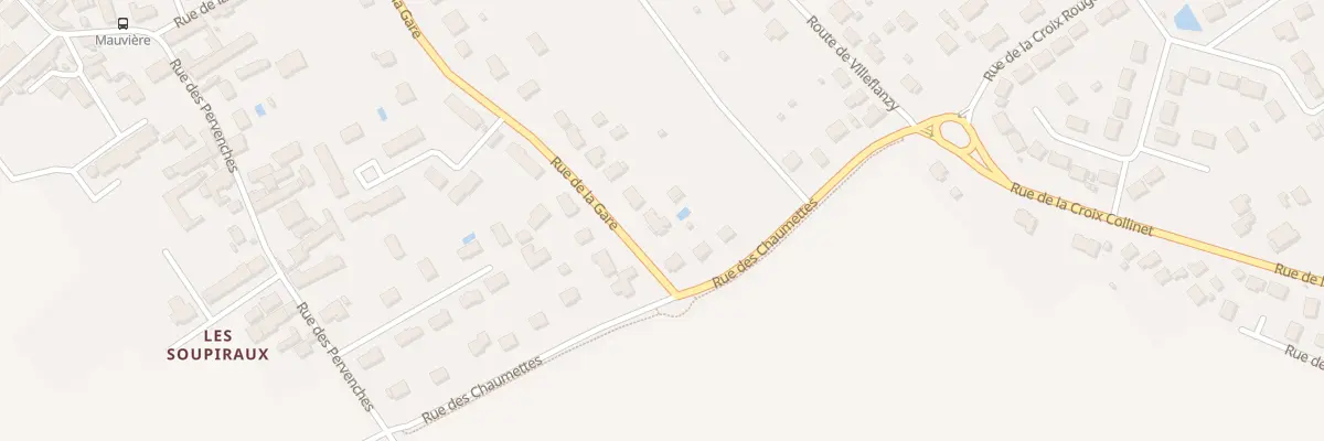 Plan du 2A Rue de la Gare à Villebarou