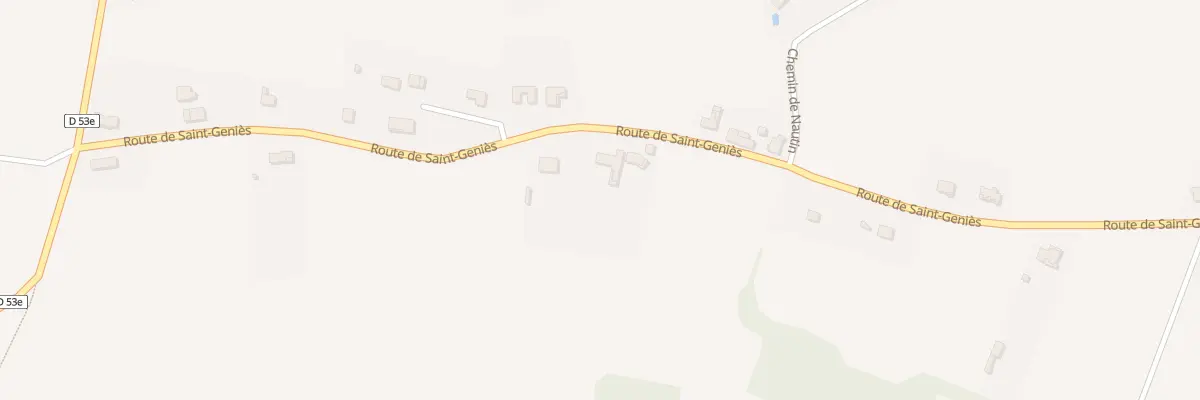 Plan du 45 Rte de Saint-geniès à Mauzac