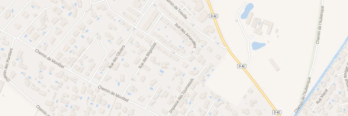 Plan du 45 Rue des Amandiers à Frouzins