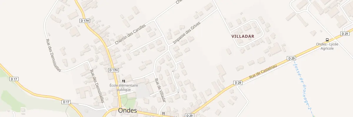 Plan du 24 Rue des Vignes à Ondes