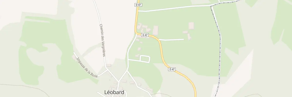 Plan du 6205F Les Etangs à Léobard