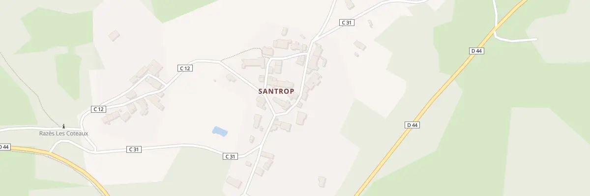 Plan du 59 Santrop à Razès
