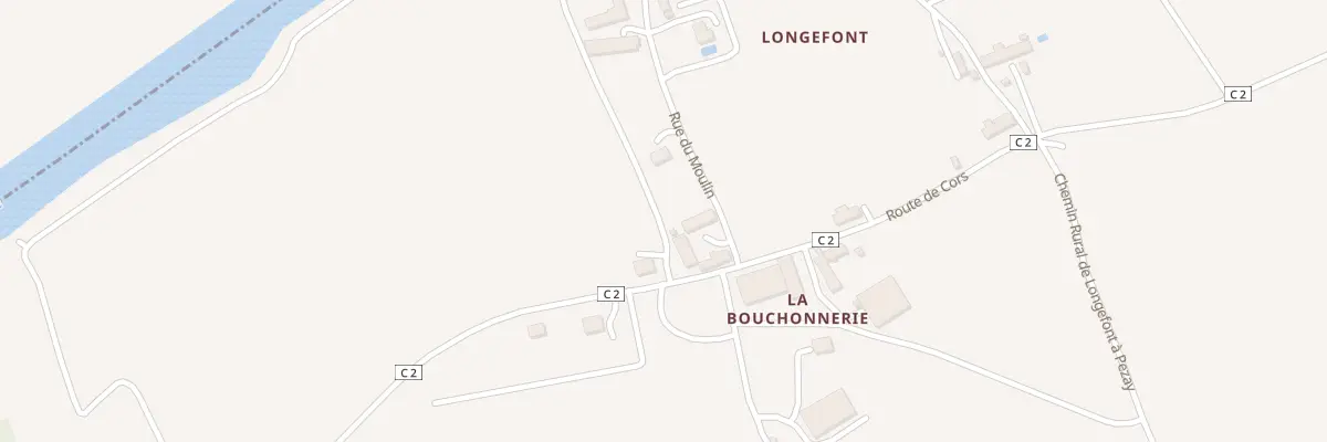 Plan du 1 Rue du Moulin à Oulches
