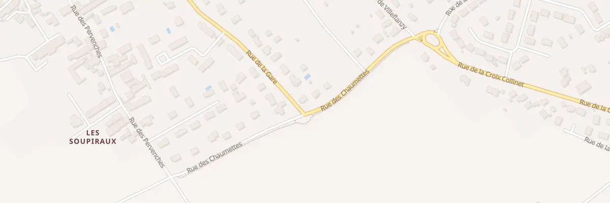 Plan du 2 Rue de la Gare à Villebarou
