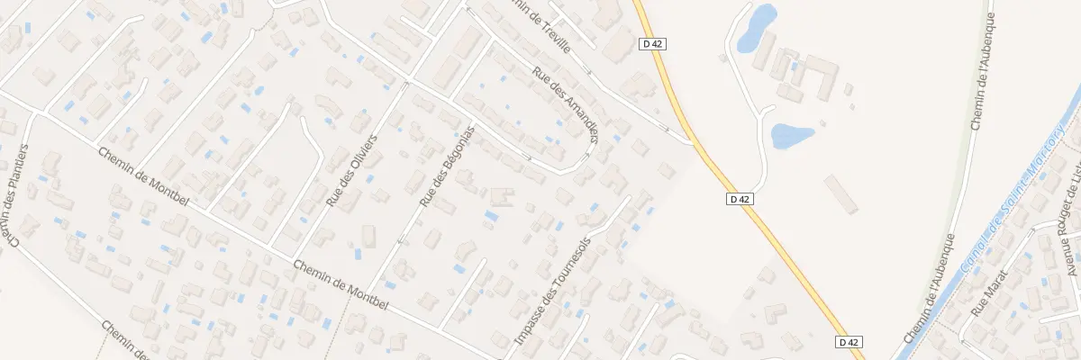 Plan du 43 Rue des Amandiers à Frouzins