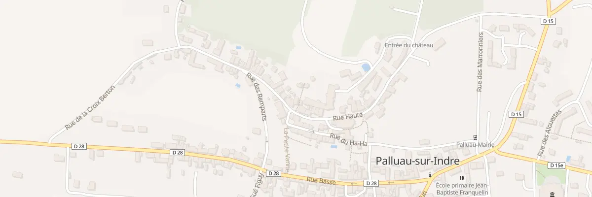 Plan du 1 Rue d’Orange à Palluau-sur-Indre
