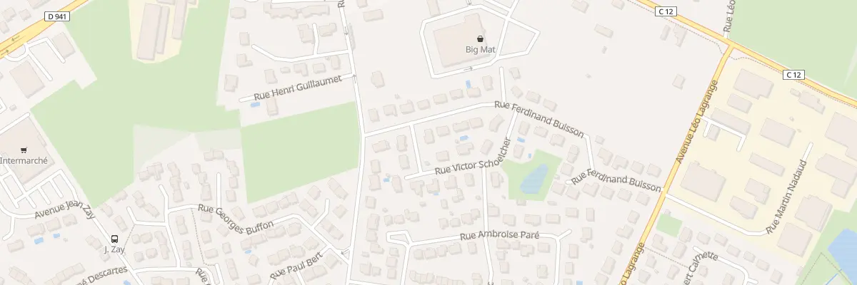 Plan du 1 Rue Victor Schoelcher à Panazol