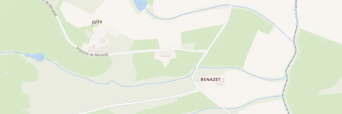 Plan du 95 Benazet à Latrape