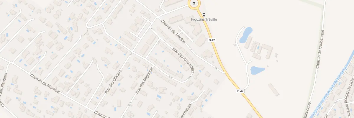 Plan du 16 Rue des Amandiers à Frouzins