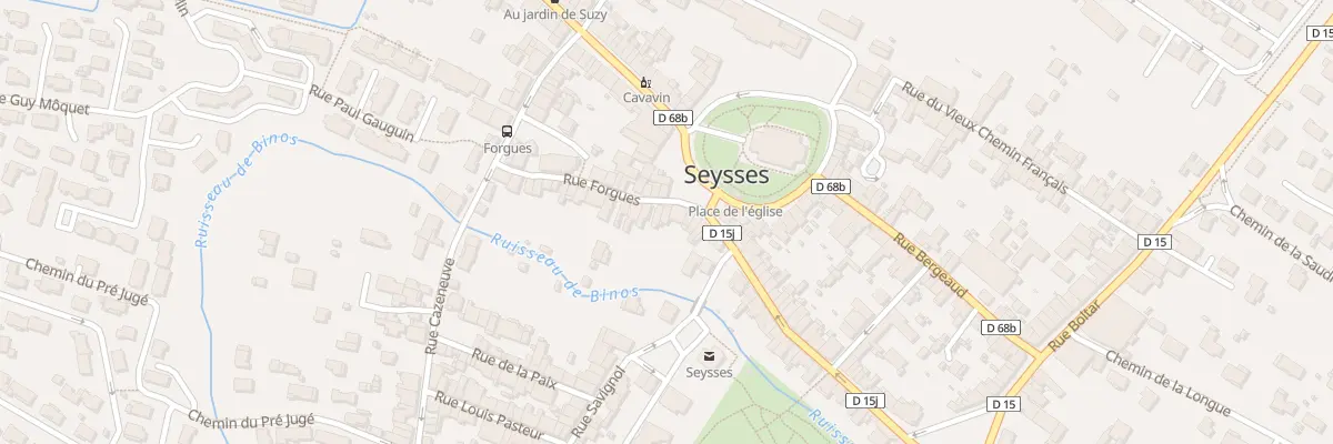 Plan du 2 Rue Forgues à Seysses