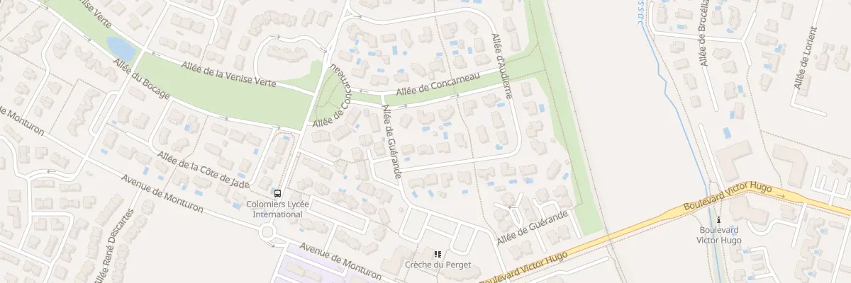 Plan du 32 All d’Audierne à Colomiers
