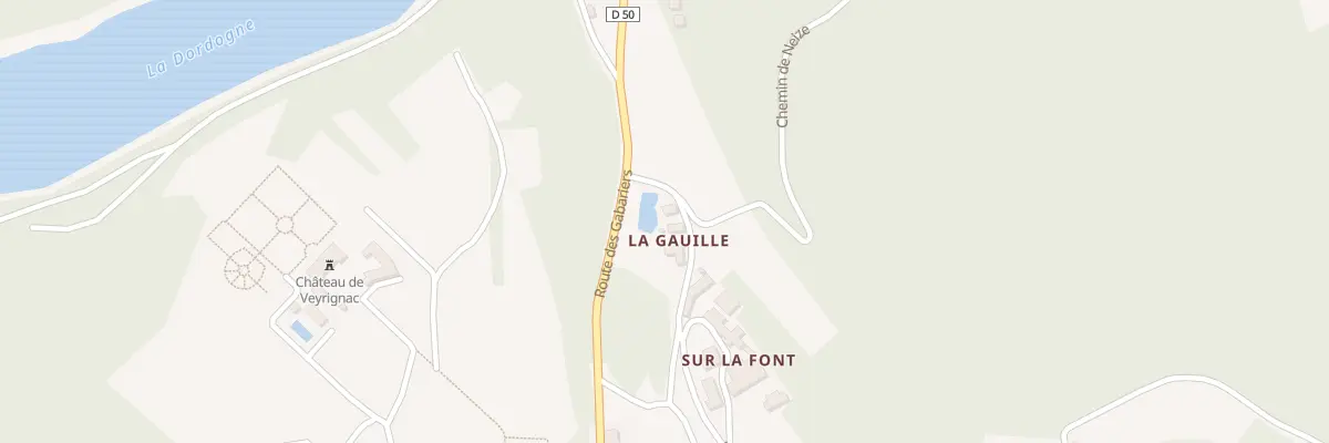 Plan du 311 Rte de la Fontaine à Veyrignac