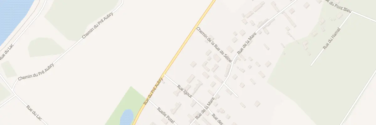Plan du 22 Rue du Pre Aubry aux Trois Lacs