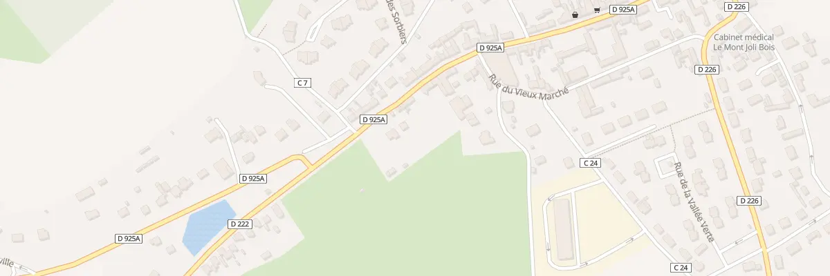 Plan du 2C Rue de la Libération à Criel-sur-Mer