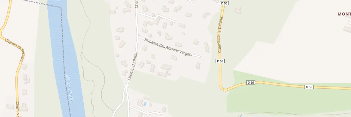 Plan du 20D Che du Pontil à Muret