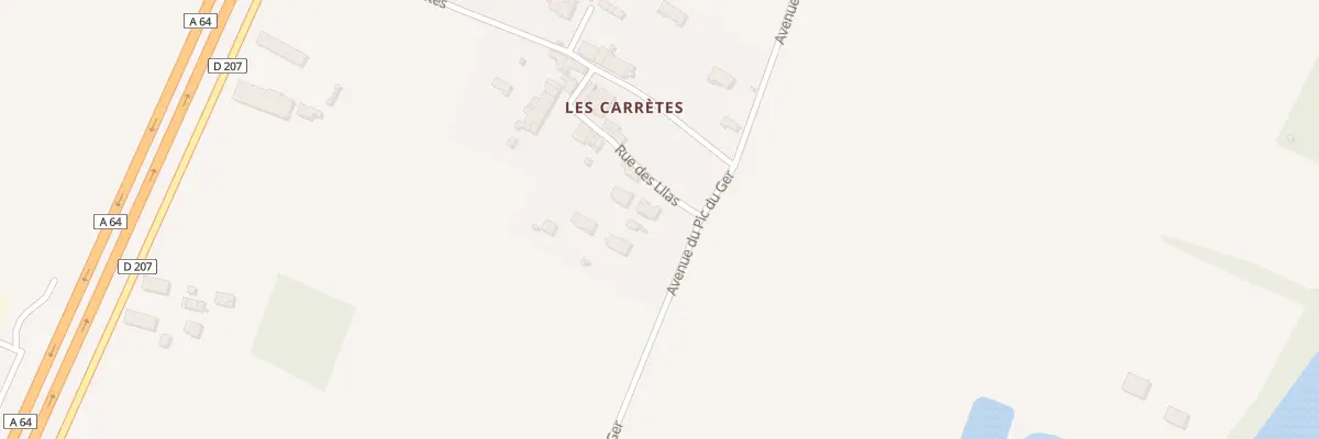 Plan du 271 Av du Pic du Ger à Muret