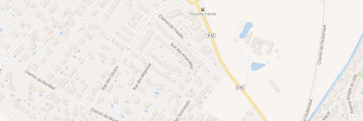 Plan du 20 Rue des Amandiers à Frouzins