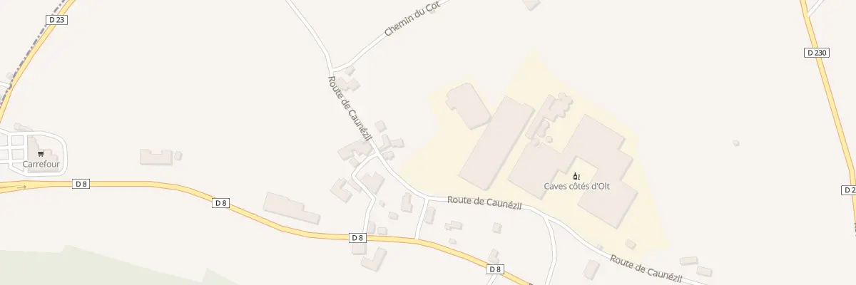 Plan du 610 Rte de Caunezil à Parnac