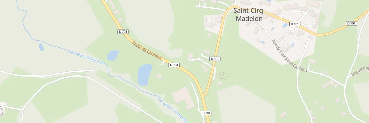 Plan du 57 Rte du Bourg à Saint-Cirq-Madelon