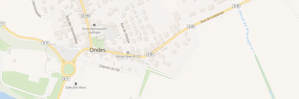 Plan du 3 Rue de Castelnau à Ondes