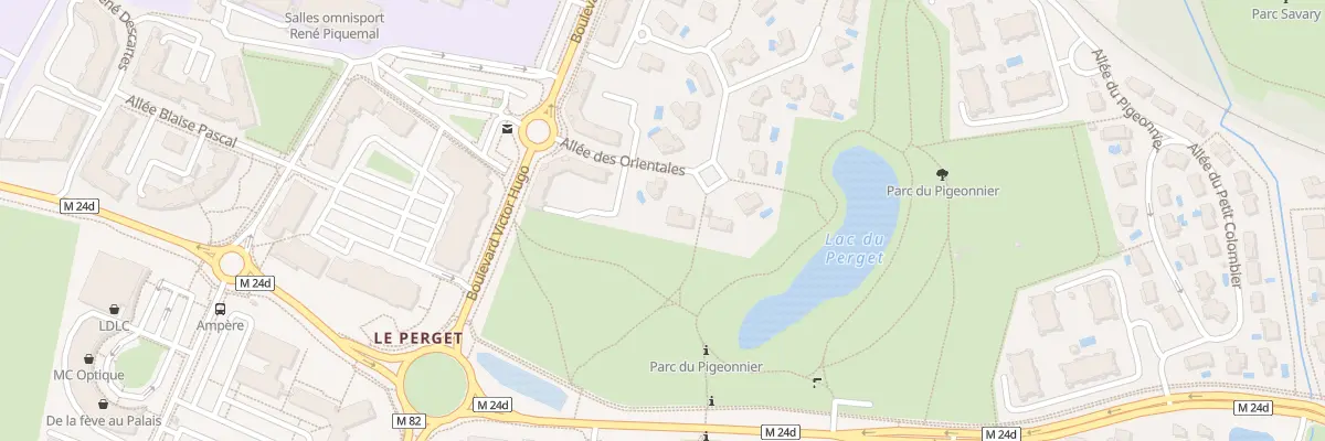Plan du 6 All des Orientales à Colomiers