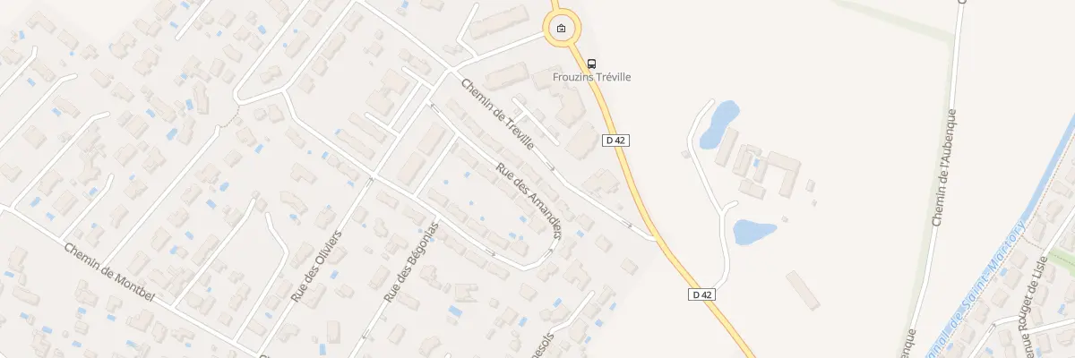 Plan du 19 Rue des Amandiers à Frouzins