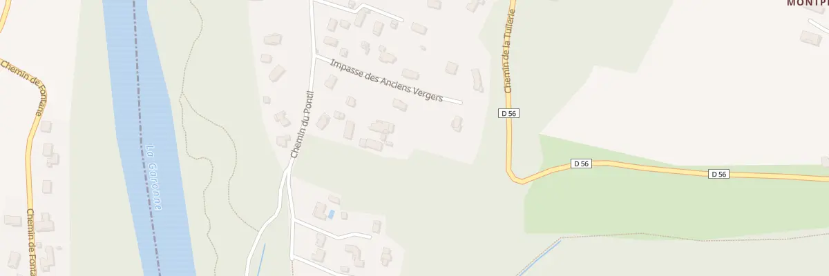 Plan du 3 Chem Damon à Muret