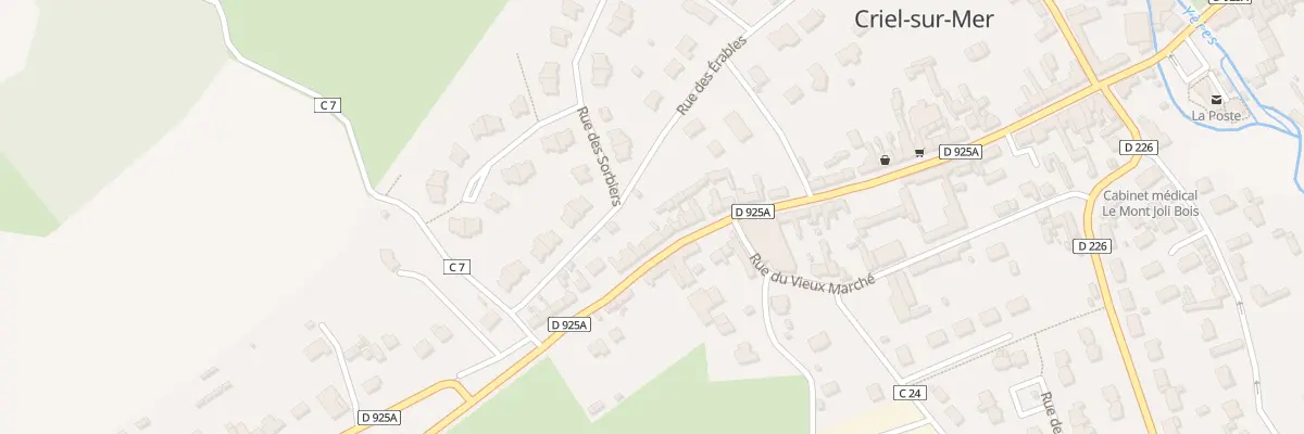 Plan du 21 Rue de la Libération à Criel-sur-Mer