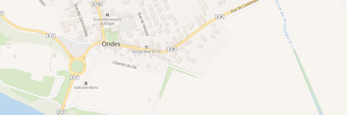 Plan du 73 Le Village à Ondes