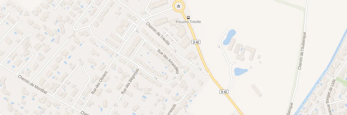 Plan du 21 Rue des Amandiers à Frouzins