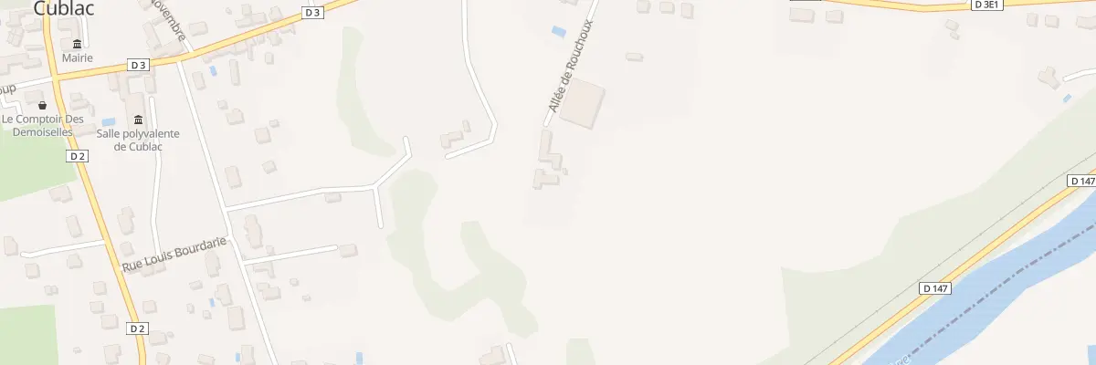 Plan du 5306 Aux Rouchoux à Cublac