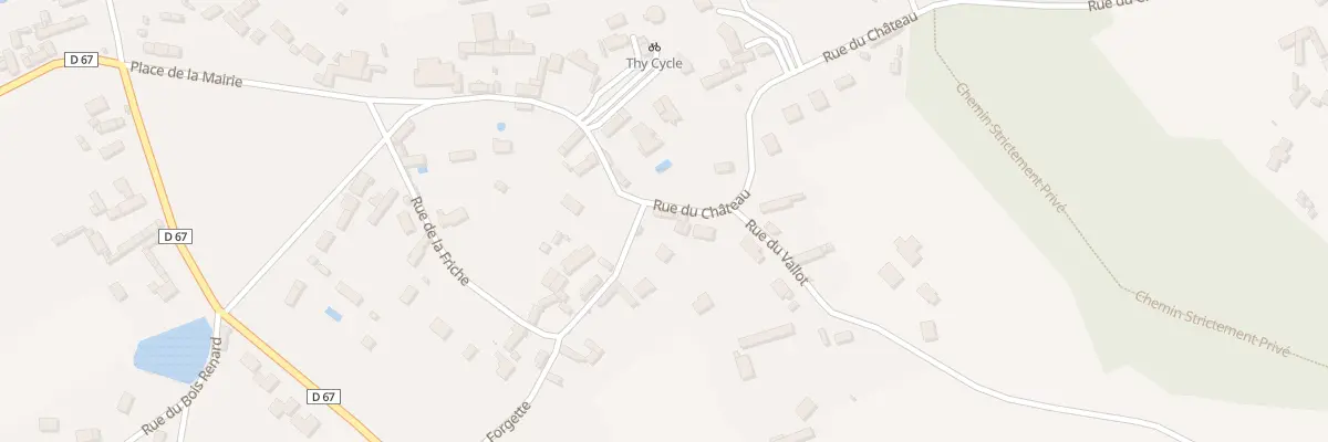 Plan du 2 Rue de la Forgette au Cormier