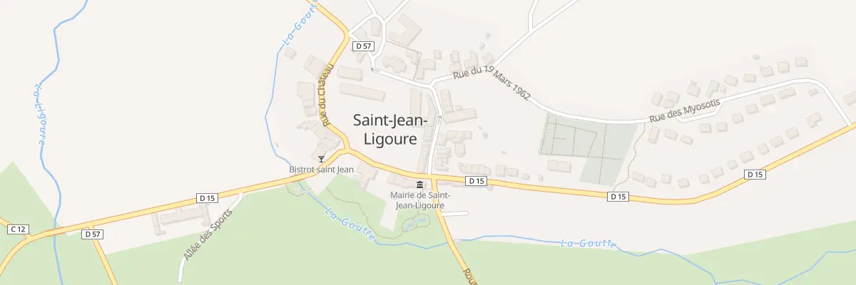 Plan du 5171A Rue des Roses à Saint-Jean-Ligoure
