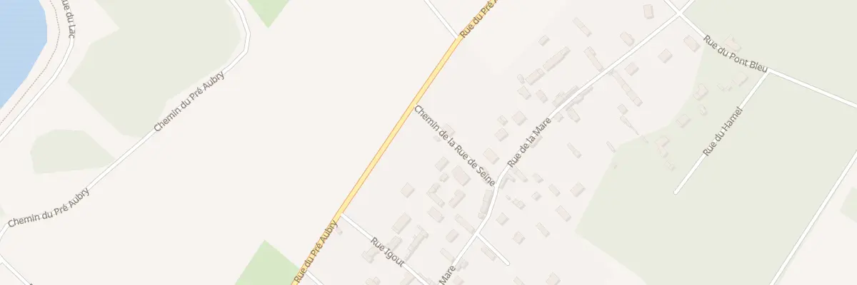 Plan du 28 Rue du Pre Aubry aux Trois Lacs