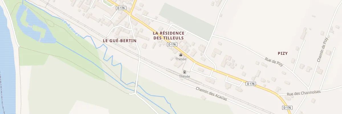 Plan du 85 Rue Nationale à Thésée