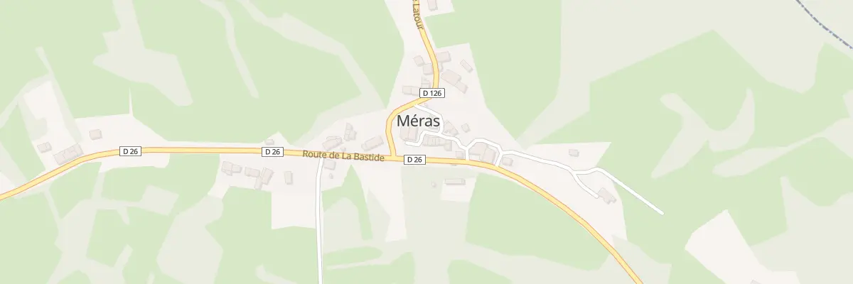 Plan du 15 Le Village à Méras