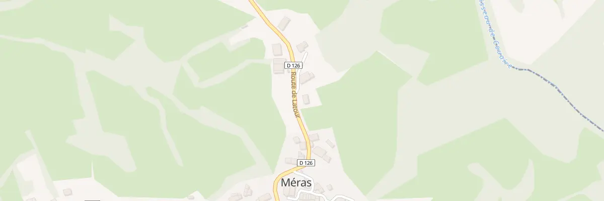 Plan du 33 Camusou à Méras