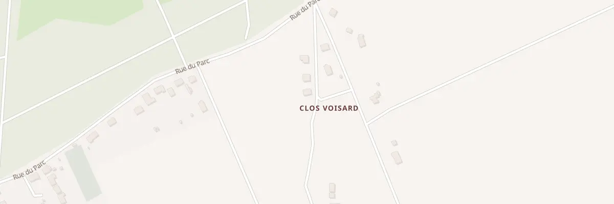 Plan du 8 Che du Clos Voisard à Marolles