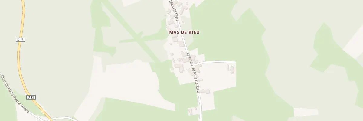 Plan du 5138 Mas de Rieu à Montgesty