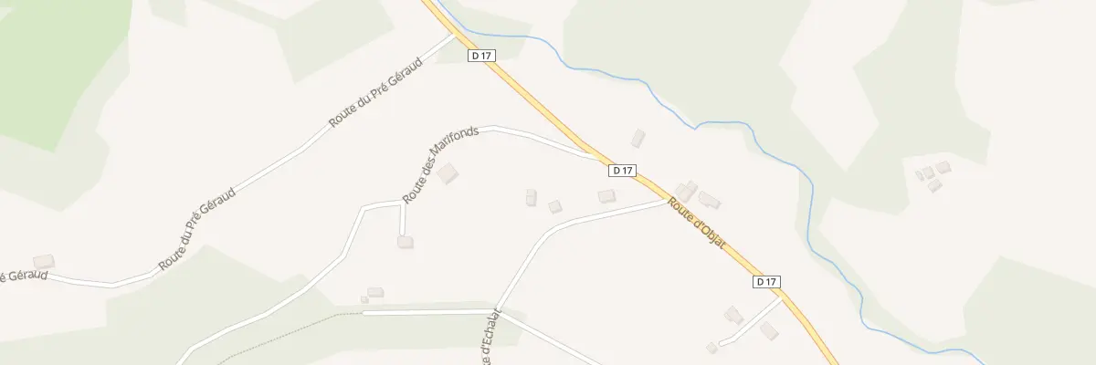 Plan du 5077 Echalat à Rosiers-de-Juillac