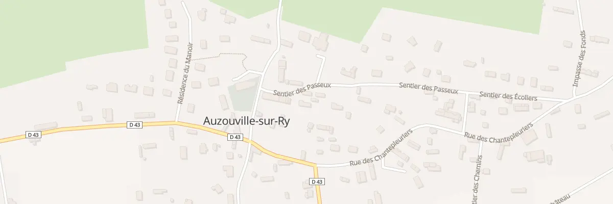 Plan du 44 Sen des Passeux à Auzouville-sur-Ry