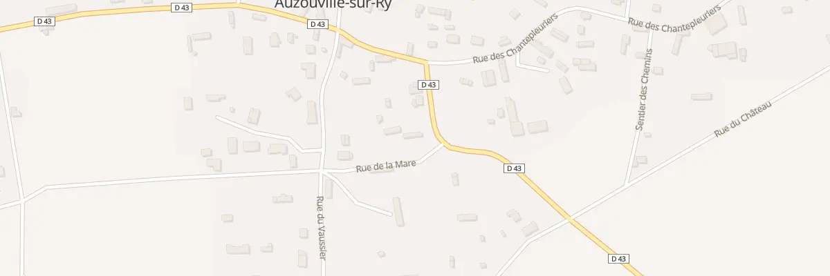 Plan du 94 Rue du Thil à Auzouville-sur-Ry