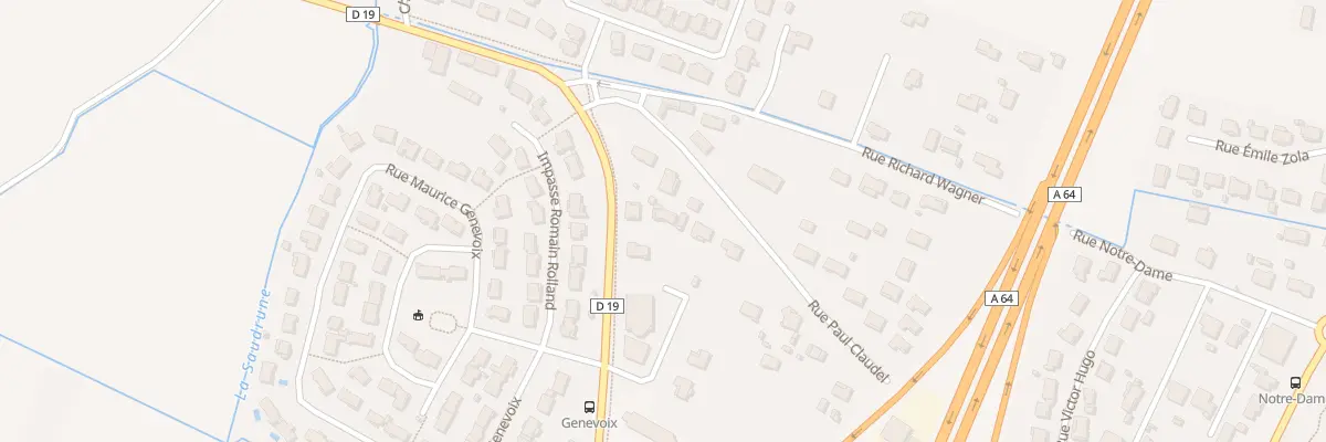 Plan du 90 Bd de Lamasquère à Muret