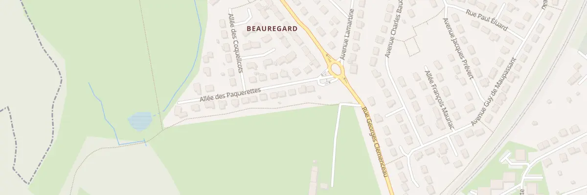 Plan du 5 All des Pâquerettes au Palais-sur-Vienne