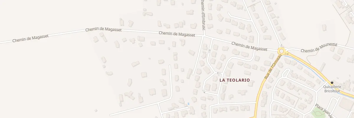 Plan du 240 Imp Bellevue à Aussonne