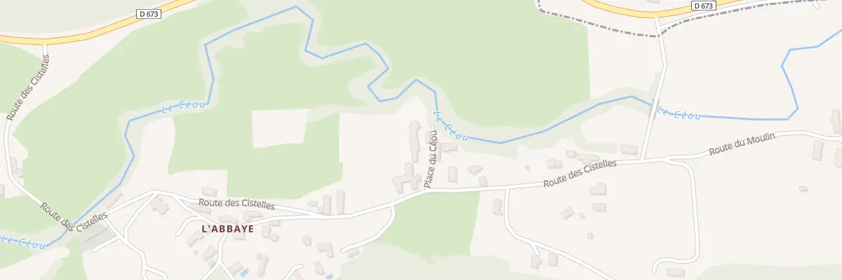 Plan du 3 Pl du Céou à Léobard