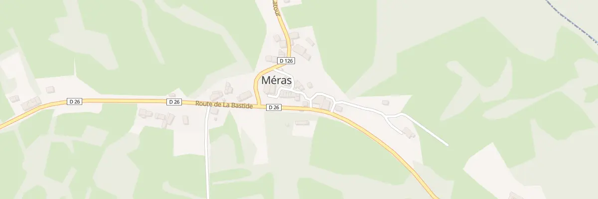 Plan du 10 Le Village à Méras