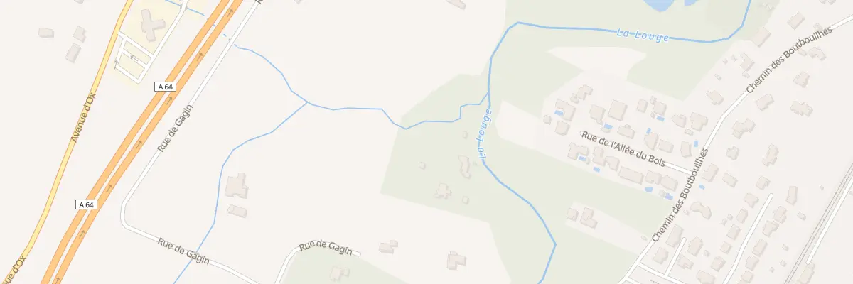 Plan du 100 Rue de Gagin à Muret