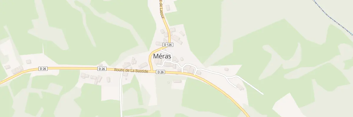 Plan du 5039 Le Village à Méras